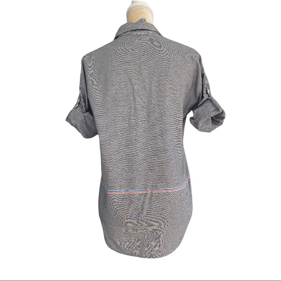 J. CREW Women’s Striped Shirt with 3/4 Sleeves. Size: 0 - Picture 5 of 11